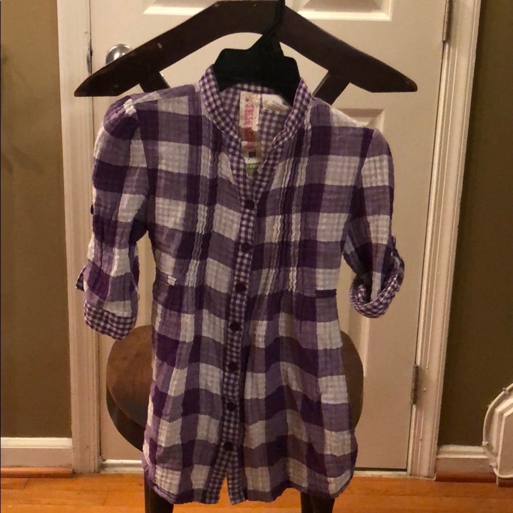 CUTE! GIRLS SHIRTDRESS - Picture 4 of 8